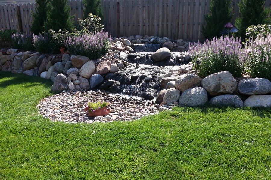 Natural Boulder Water Feature